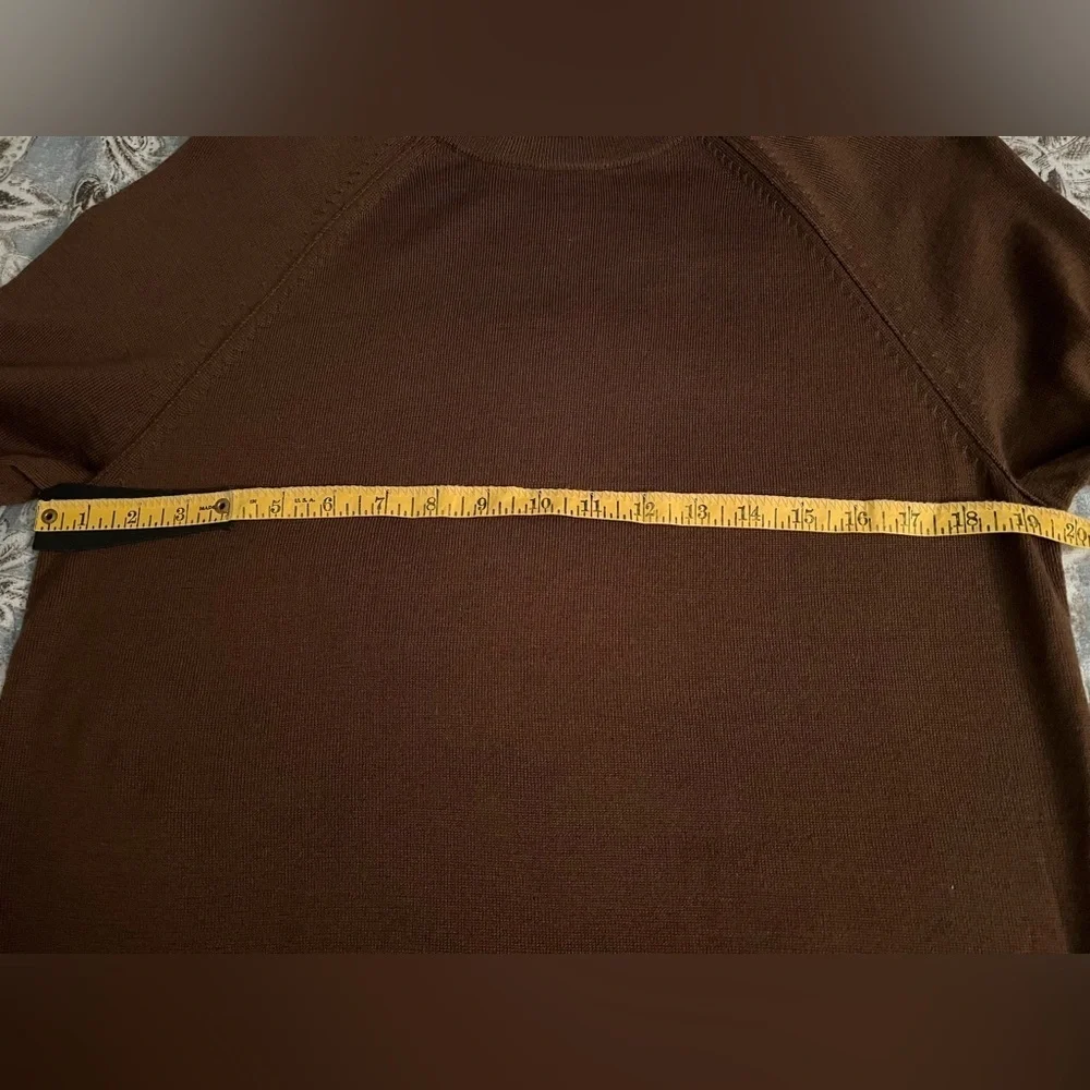 Banana Republic Italian Merino Wool by Baruffa Crew Neck Sweater Sz S NWOT
